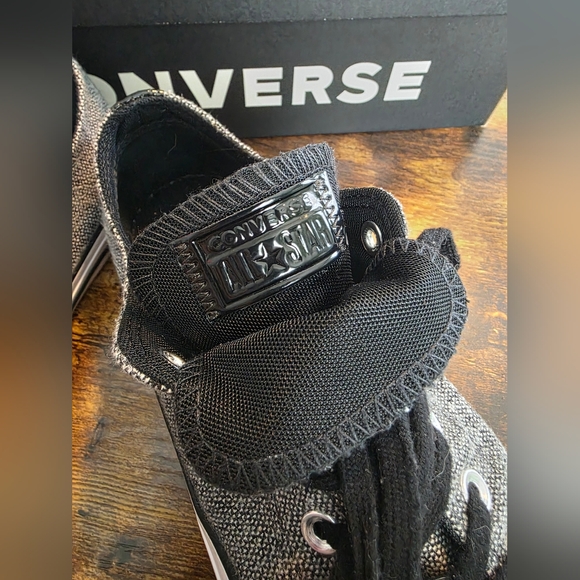 Converse Black and White Low-Top Sneakers - Picture 3 of 5